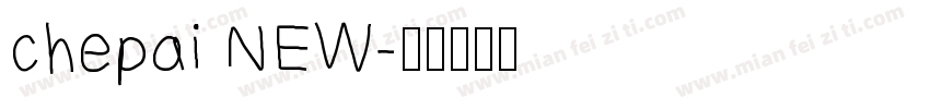 chepai NEW字体转换